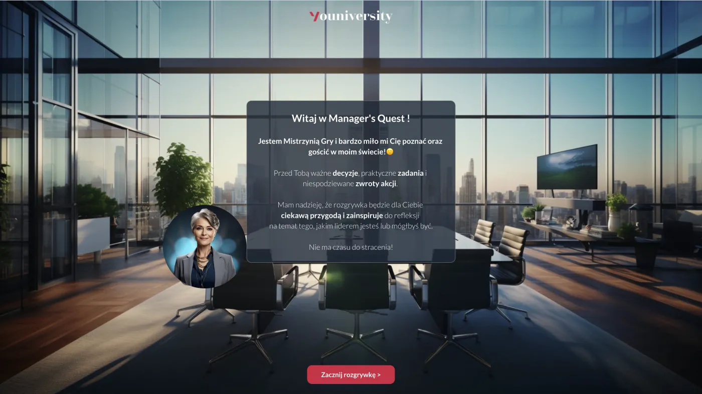 Manager's Quest — screen 2