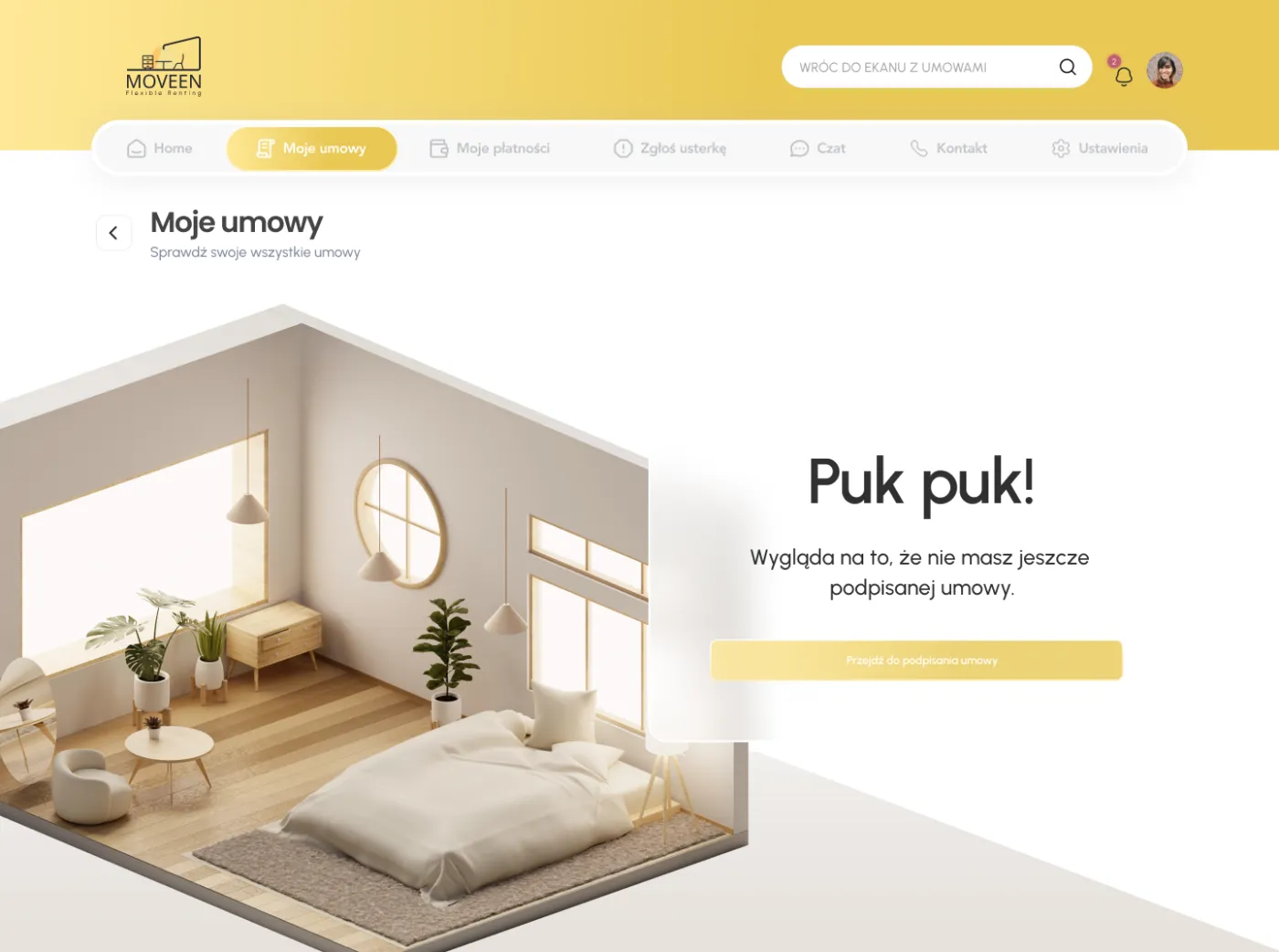 Platforma Wynajmu Nieruchomości — screen 2